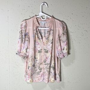 Floral Pink Blouse